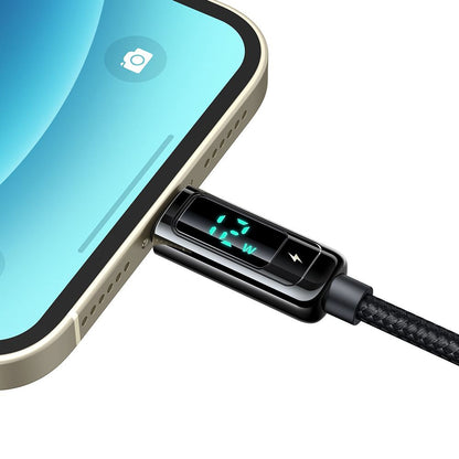 Kabl za prenos podataka i punjenje USB-A - Lightning McDodo CA-9940 Display, 12W, 1.2m, Crni