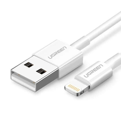 Kabl za Prenos Podataka i Punjenje USB-A - Lightning UGREEN US155 (20728), 18W, 1m, Beli