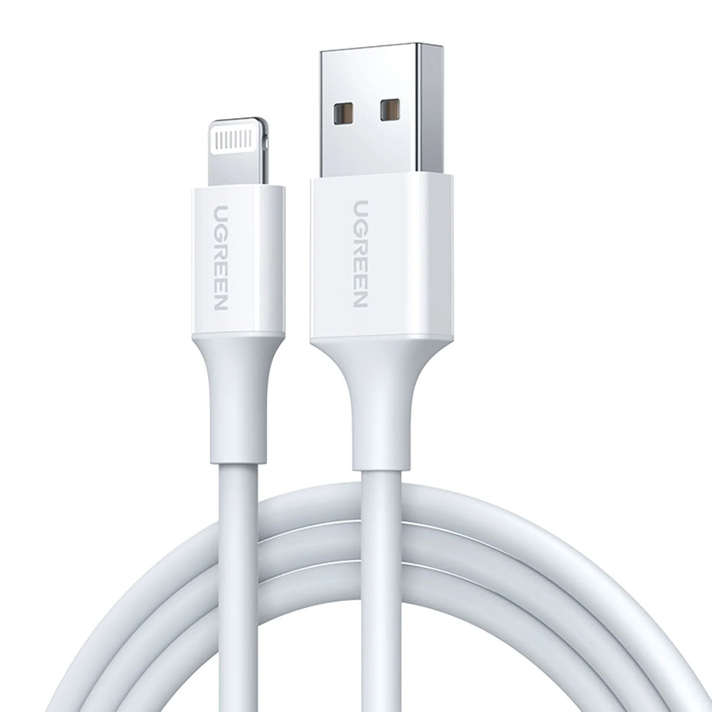 Kabl za Podatke i Punjenje USB-A - Lightning UGREEN US155 (20730), 18W, 2m, Beli