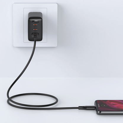Kabl za podatke i punjenje USB-A - microUSB Acefast C3-09, 18W, 1.2m, Beli