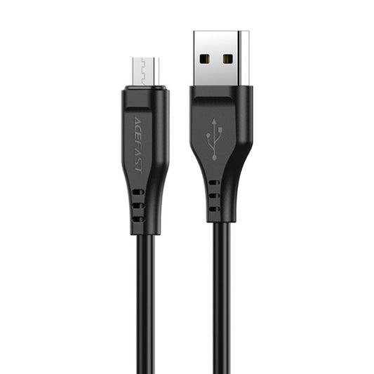 Kabl za podatke i punjenje USB-A - microUSB Acefast C3-09, 18W, 1.2m, Crni