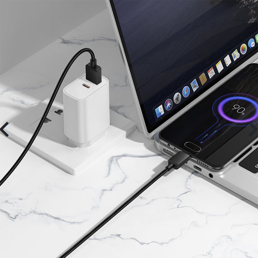 Kabl za prenos podataka i punjenje USB-A - microUSB Borofone BX120 Placer, 18W, 1m, Crni