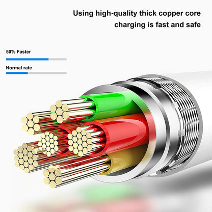 Kabl za prenos podataka i punjenje USB-A - microUSB Lito LD03V, 18W, 1m, Beli
