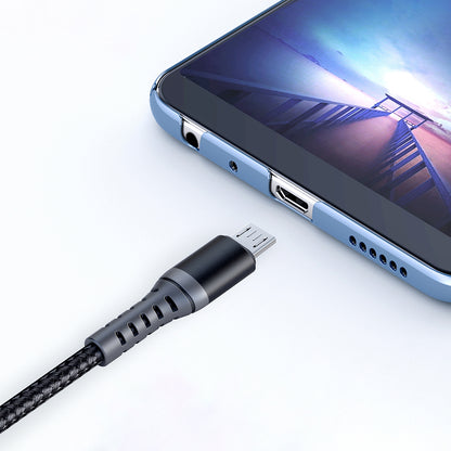 Kabl za Podatke i Punjenje USB-A - microUSB McDodo CA-2281, 18W, 1m, Crni