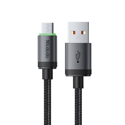 Kabl za Podatke i Punjenje USB-A - microUSB McDodo CA-3990, 18W, 1m, Crni
