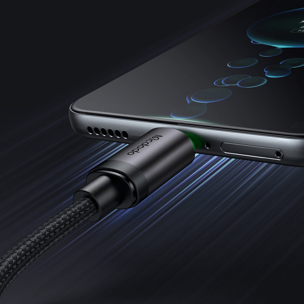 Kabl za Podatke i Punjenje USB-A - microUSB McDodo CA-3990, 18W, 1m, Crni