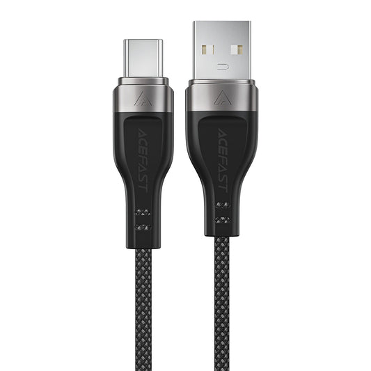Kabl za podatke i punjenje USB-A - USB-C Acefast C11-04, 18W, 1.2m, Crni
