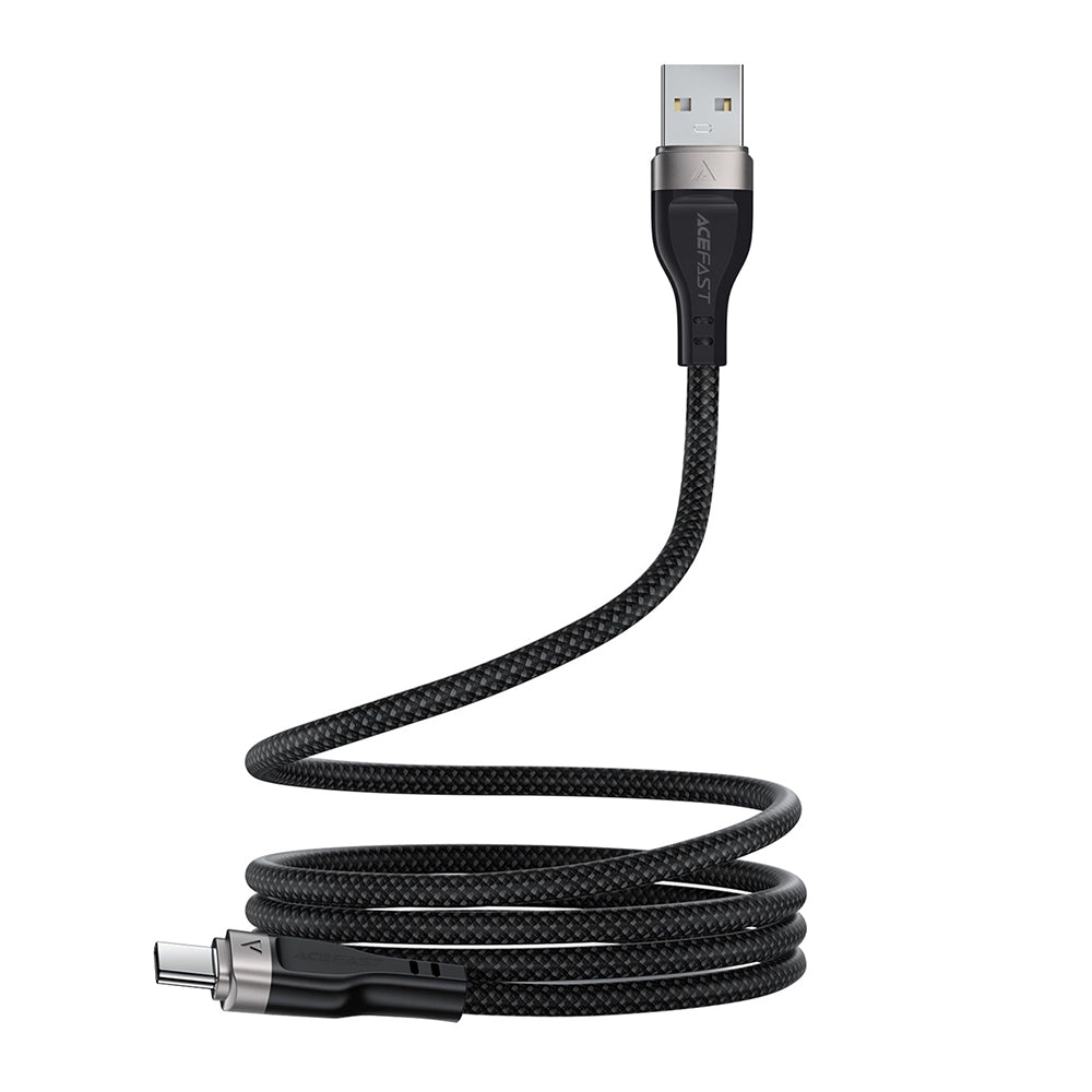 Kabl za podatke i punjenje USB-A - USB-C Acefast C11-04, 18W, 1.2m, Crni
