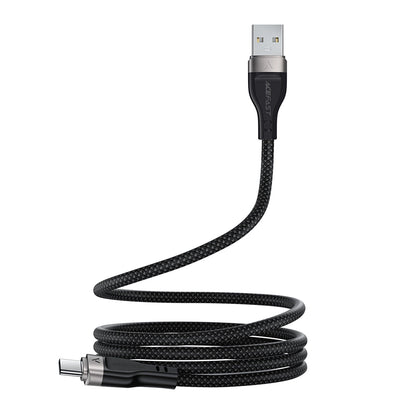 Kabl za podatke i punjenje USB-A - USB-C Acefast C11-04, 18W, 1.2m, Crni