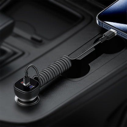Kabl za Prenos Podataka i Punjenje USB-A - USB-C Acefast C14-04, 18W, 1.2m, Crni