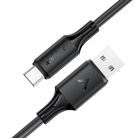 Kabl za prenos podataka i punjenje USB-A - USB-C Acefast C17-04, 18W, 1.2m, Crni