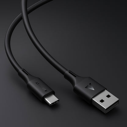 Kabl za prenos podataka i punjenje USB-A - USB-C Acefast C17-04, 18W, 1.2m, Crni