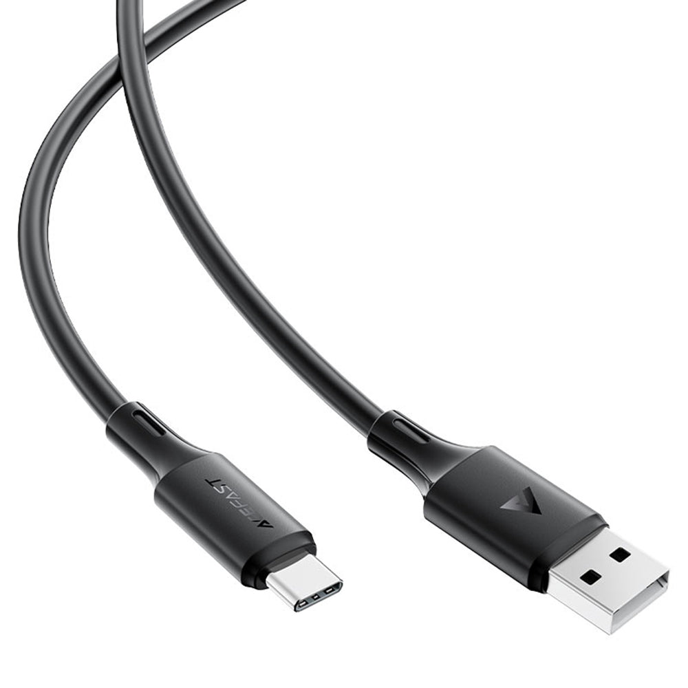 Kabl za prenos podataka i punjenje USB-A - USB-C Acefast C17-04, 18W, 1.2m, Crni