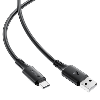 Kabl za prenos podataka i punjenje USB-A - USB-C Acefast C17-04, 18W, 1.2m, Crni