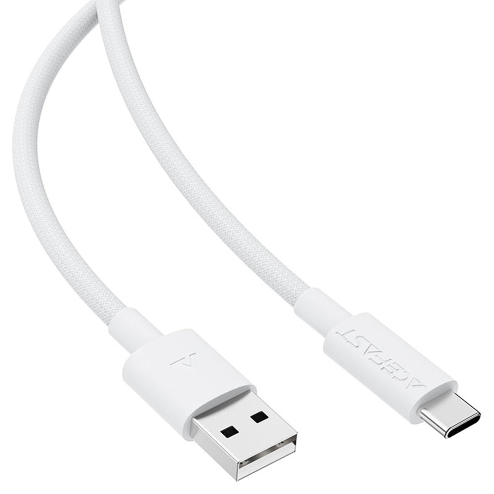 Kabl za prenos podataka i punjenje USB-A - USB-C Acefast C18-04, 18W, 1.2m, Beli
