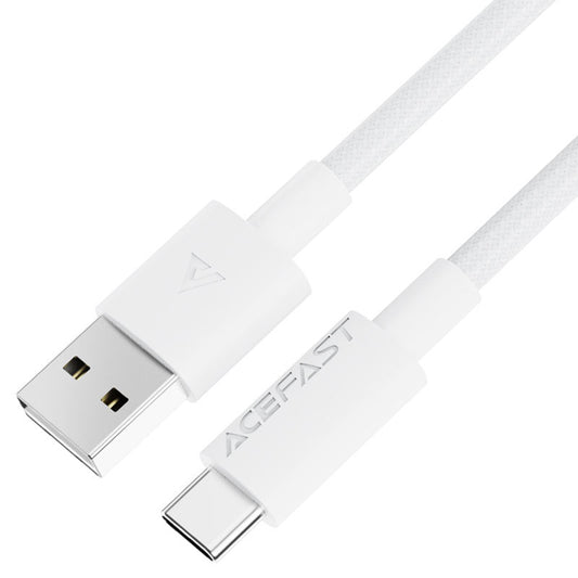 Kabl za prenos podataka i punjenje USB-A - USB-C Acefast C18-04, 18W, 1.2m, Beli