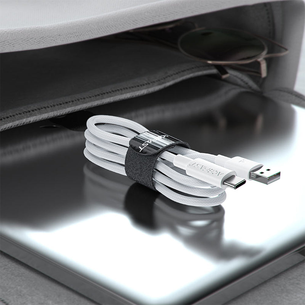 Kabl za prenos podataka i punjenje USB-A - USB-C Acefast C18-04, 18W, 1.2m, Beli