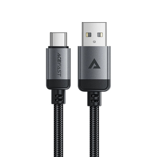 Kabl za podatke i punjenje USB-A - USB-C Acefast C20-04, 18W, 1.2m, Crni
