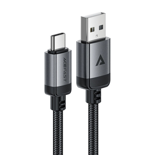 Kabl za podatke i punjenje USB-A - USB-C Acefast C20-04, 18W, 1.2m, Crni