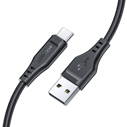 Kabl za podatke i punjenje USB-A - USB-C Acefast C3-03, 60W, 1.2m, Beli