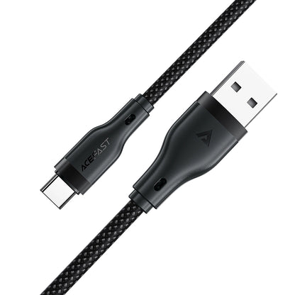 Kabl za podatke i punjenje USB-A - USB-C Acefast C8-04, 18W, 1.2m, Crni