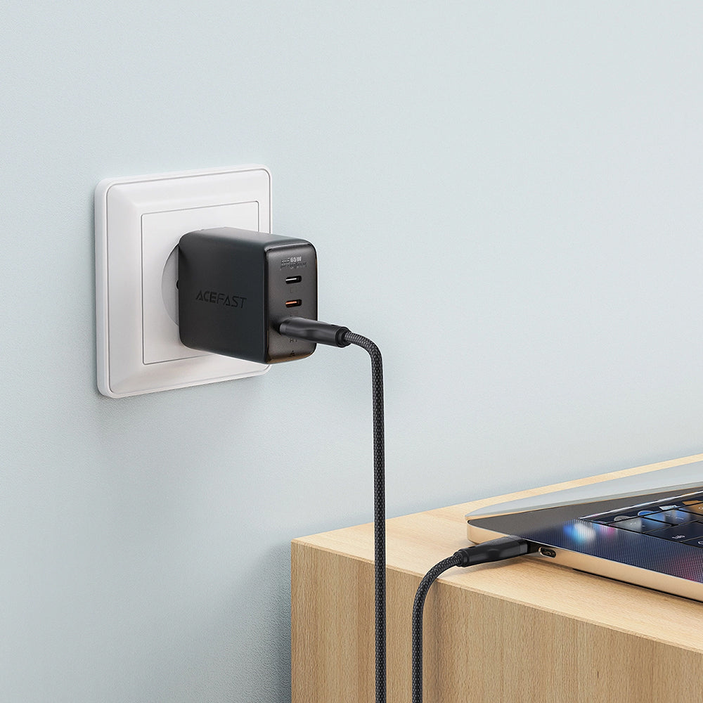 Kabl za podatke i punjenje USB-A - USB-C Acefast C8-04, 18W, 1.2m, Crni