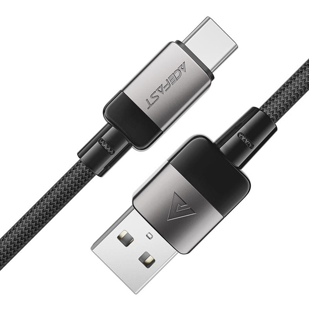 Kabl za podatke i punjenje USB-A - USB-C Acefast C9-04, 18W, 1.2m, Crni