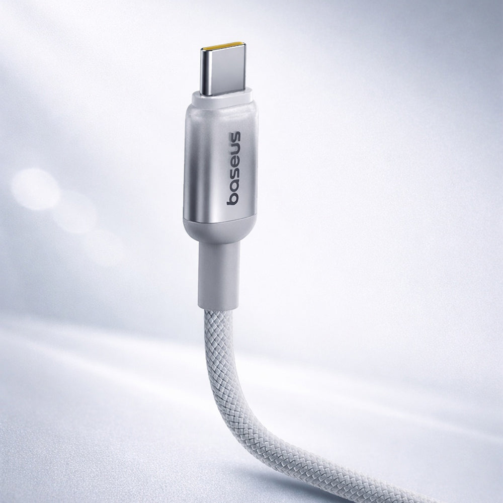Kabl za podatke i punjenje USB-A - USB-C Baseus Discolor, 100W, 1m, Plavo Zelen E0420801