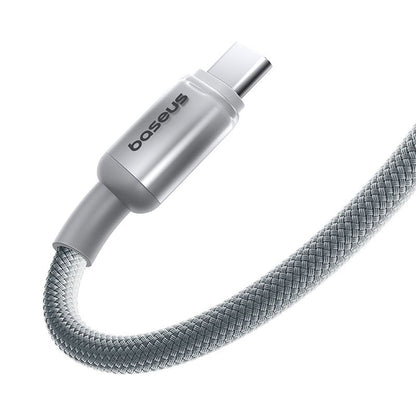 USB-A - USB-C kabl za prenos podataka i punjenje Baseus Discolor, 100W, 2m, Srebrni E0420803