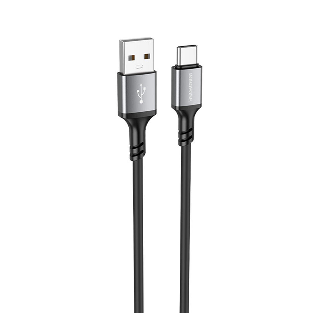 Kabl za podatke i punjenje USB-A - USB-C Borofone BX83, 18W, 1m, Crni