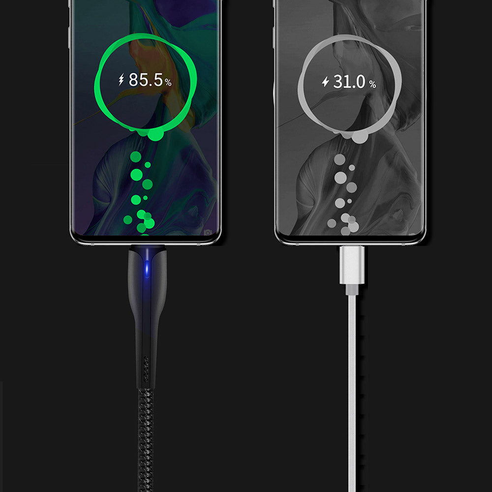 Kabl za podatke i punjenje USB-A - USB-C ColorWay CW-CBUC034, 18W, 1m, Crni