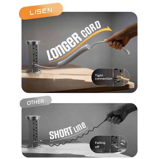 USB-A - USB-C kabl za prenos podataka i punjenje Lisen L114, 15W, 1m, Siva YL0125030001
