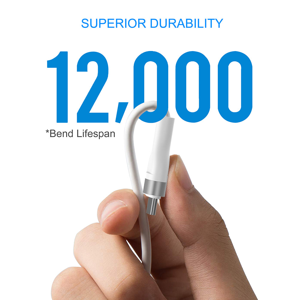 Kabl za prenos podataka i punjenje USB-A - USB-C Lito LD02C, 18W, 1.2m, Beli