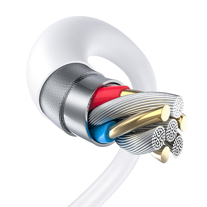 Kabl za Prenos Podataka i Punjenje USB-A - USB-C Lito LD06T, 18W, 1m, Crni