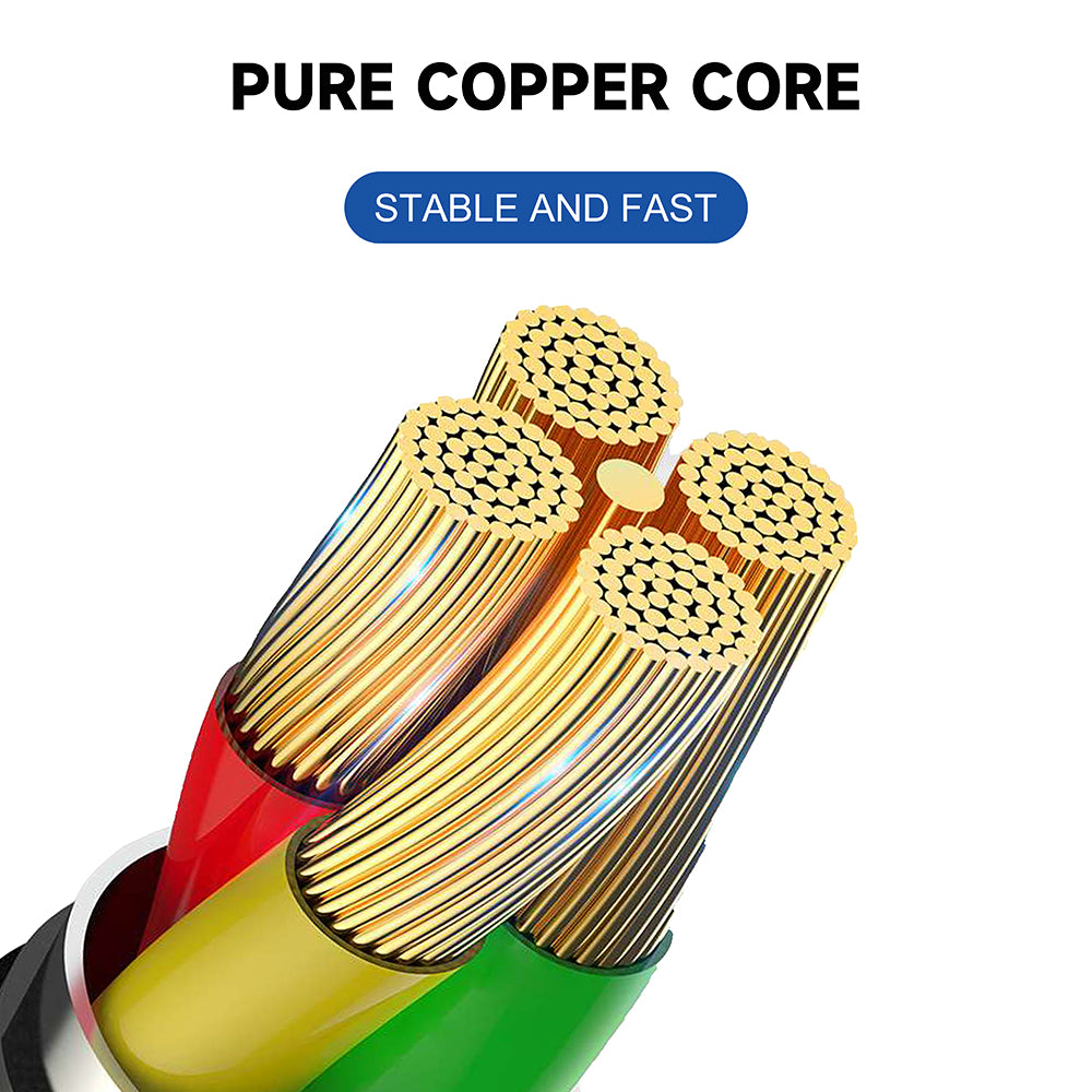 Kabl za prenos podataka i punjenje USB-A - USB-C Lito LD13C, 18W, 1m, Crni