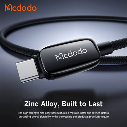 Kabl za prenos podataka i punjenje USB-A - USB-C McDodo CA-0020, 66W, 1.2m, Crni