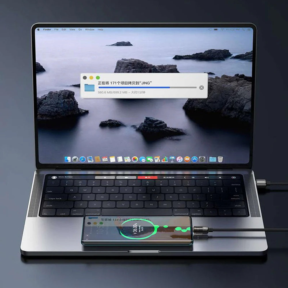 Kabl za prenos podataka i punjenje USB-A - USB-C McDodo CA-3150 Auto Power Off, 100W, 1.2m, Crni