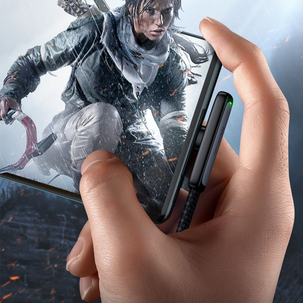 Kabl za podatke i punjenje USB-A - USB-C McDodo CA-3340 Angled, 100W, 1.2m, Crni