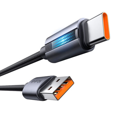 Kabl za podatke i punjenje USB-A - USB-C McDodo CA-5180, 100W, 1.2m, Crni
