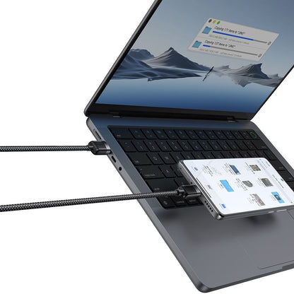Kabl za podatke i punjenje USB-A - USB-C McDodo CA-5650 Self Winding, 66W, 1.2m, Crni