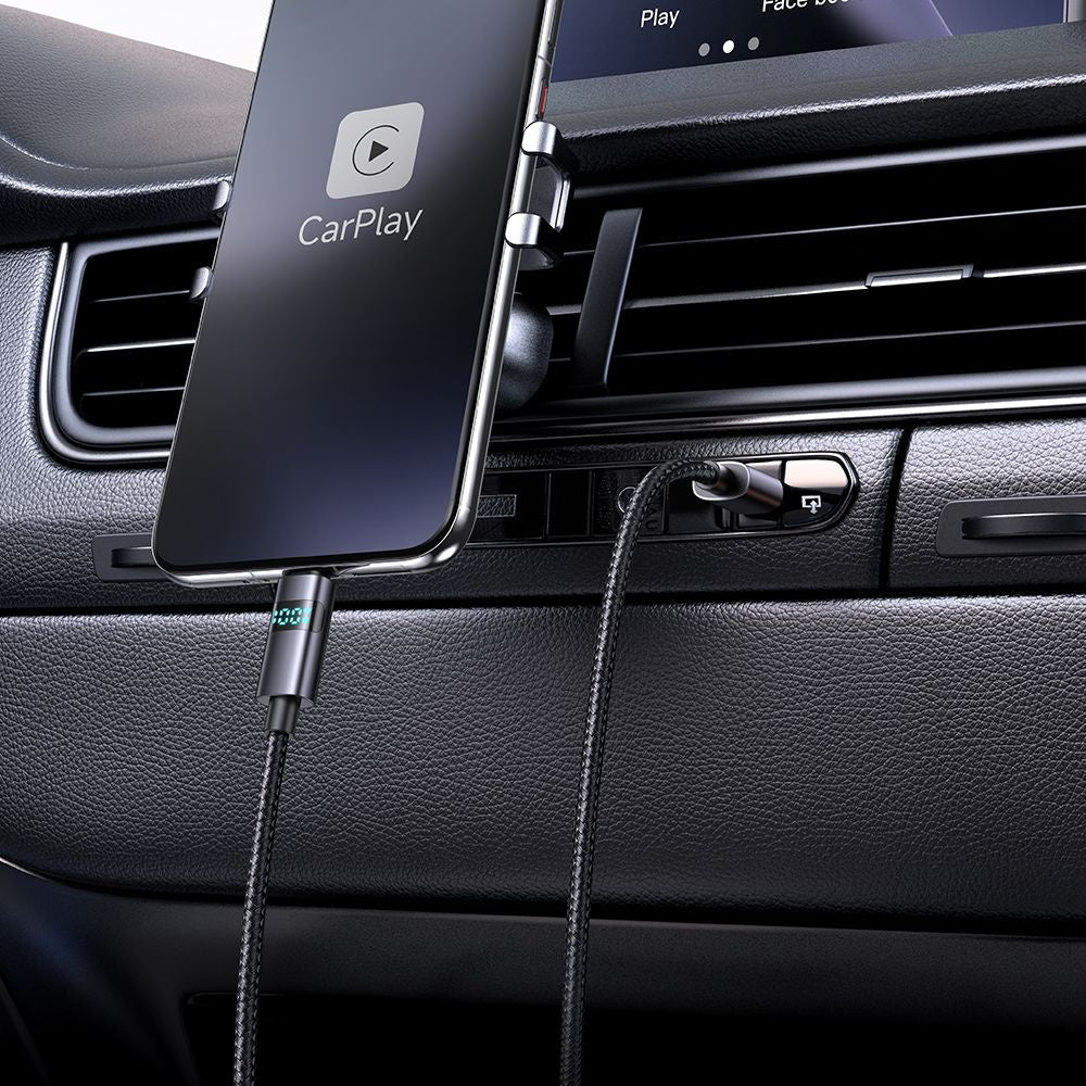 Kabl za Podatke i Punjenje USB-A - USB-C McDodo CA-6520 Display, 100W, 1.2m, Crni