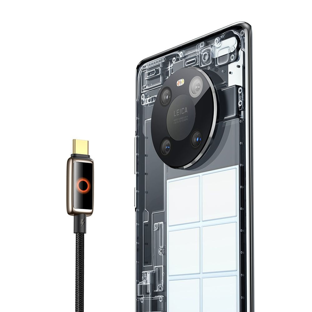 Kabl za podatke i punjenje USB-A - USB-C McDodo CA-6650 Auto Power Off, 100W, 1.2m, Crni