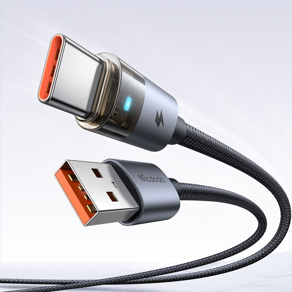 Kabl za podatke i punjenje USB-A - USB-C McDodo CA-6890, 66W, 1.2m, Crni