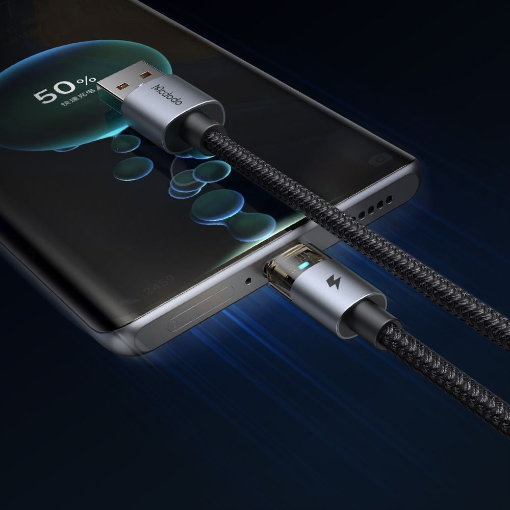 Kabl za podatke i punjenje USB-A - USB-C McDodo CA-6890, 66W, 1.2m, Crni