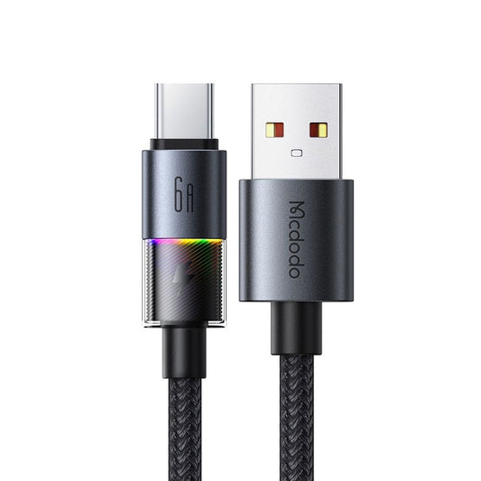 Kabl za Podatke i Punjenje USB-A - USB-C McDodo CA-8180 Colorful, 66W, 1.2m, Crni