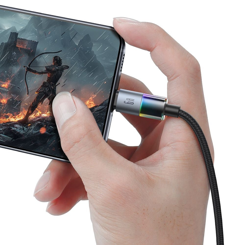 Kabl za Podatke i Punjenje USB-A - USB-C McDodo CA-8180 Colorful, 66W, 1.2m, Crni