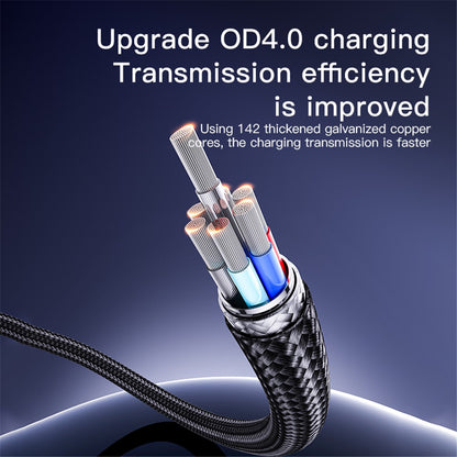 Kabl za podatke i punjenje USB-A - USB-C Yesido CA129C, 18W, 1.2m, Crni