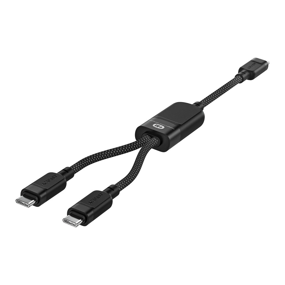Kabl za prenos podataka i punjenje USB-C - 2 x USB-C Acefast C5-11, 100W, 1.2m, Crni