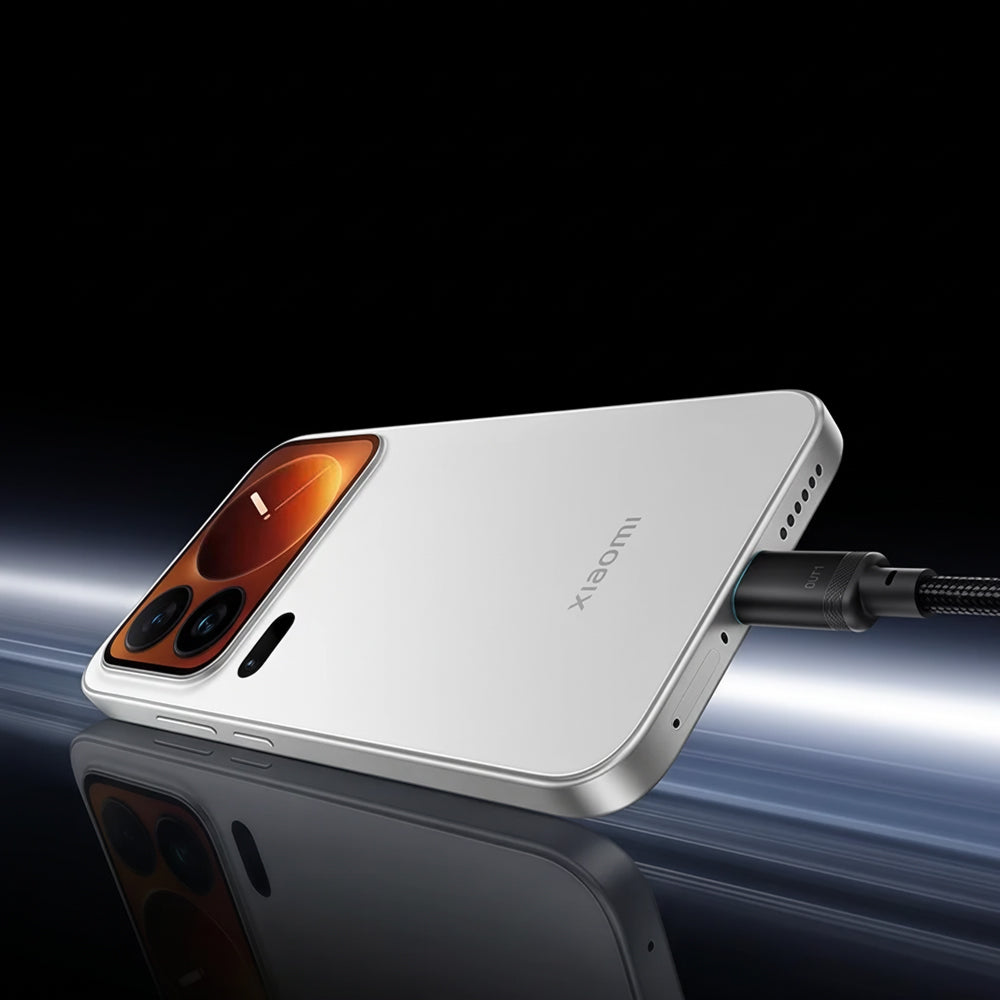 USB-C kabl za prenos podataka i punjenje - 2 x USB-C Cuktech C2C615, 140W, 1.5m, Crni CKC2C615GLBK