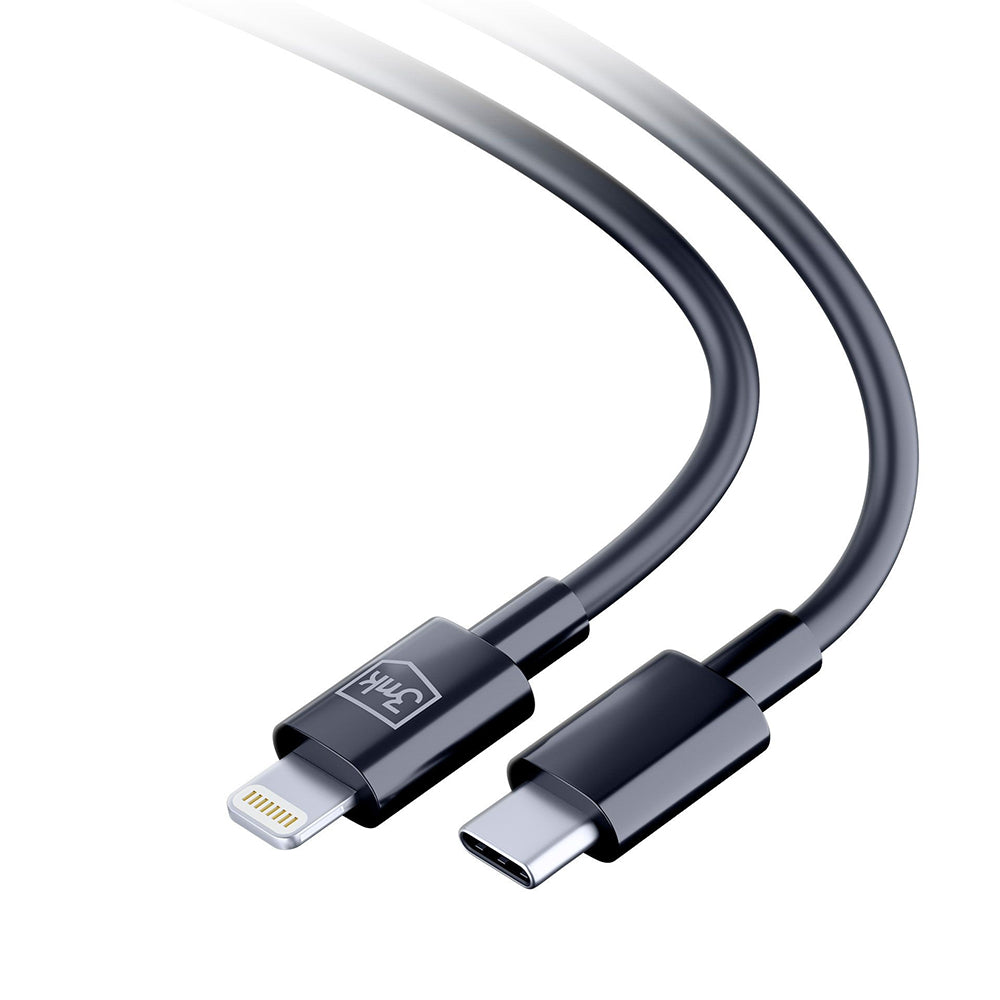 USB-C - Lightning kabl za prenos podataka i punjenje 3MK Hyper, 20W, 1.2m, Bela